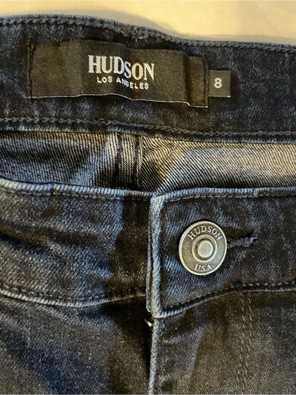 Hudson Jeans Deep Indigo Straight-Leg Women's Jeans - Picture 4 of 7